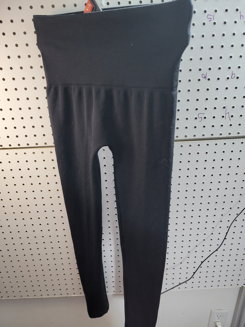 Black High-Waist Leggings - Brand Unknown